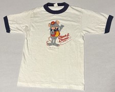 Vintage 1981 Chuck E. Cheese Pizza Time Theatre Ringer T-shirt Child large M