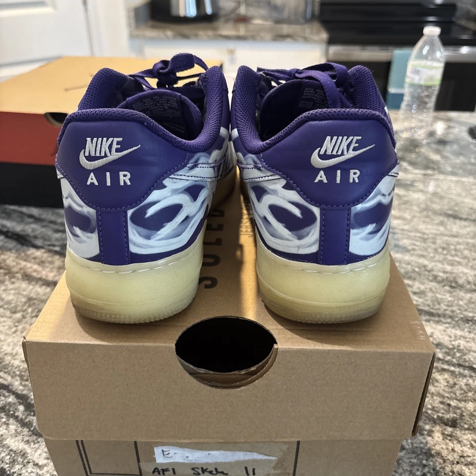 Nike Air Force 1 Low 'Purple Skeleton' para hombre talla 11 Foto 2 de 4