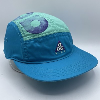 Nike ACG 5 Panel Hat Adult Adjustable Strapback Cap Blue Outdoor Hiking Camp