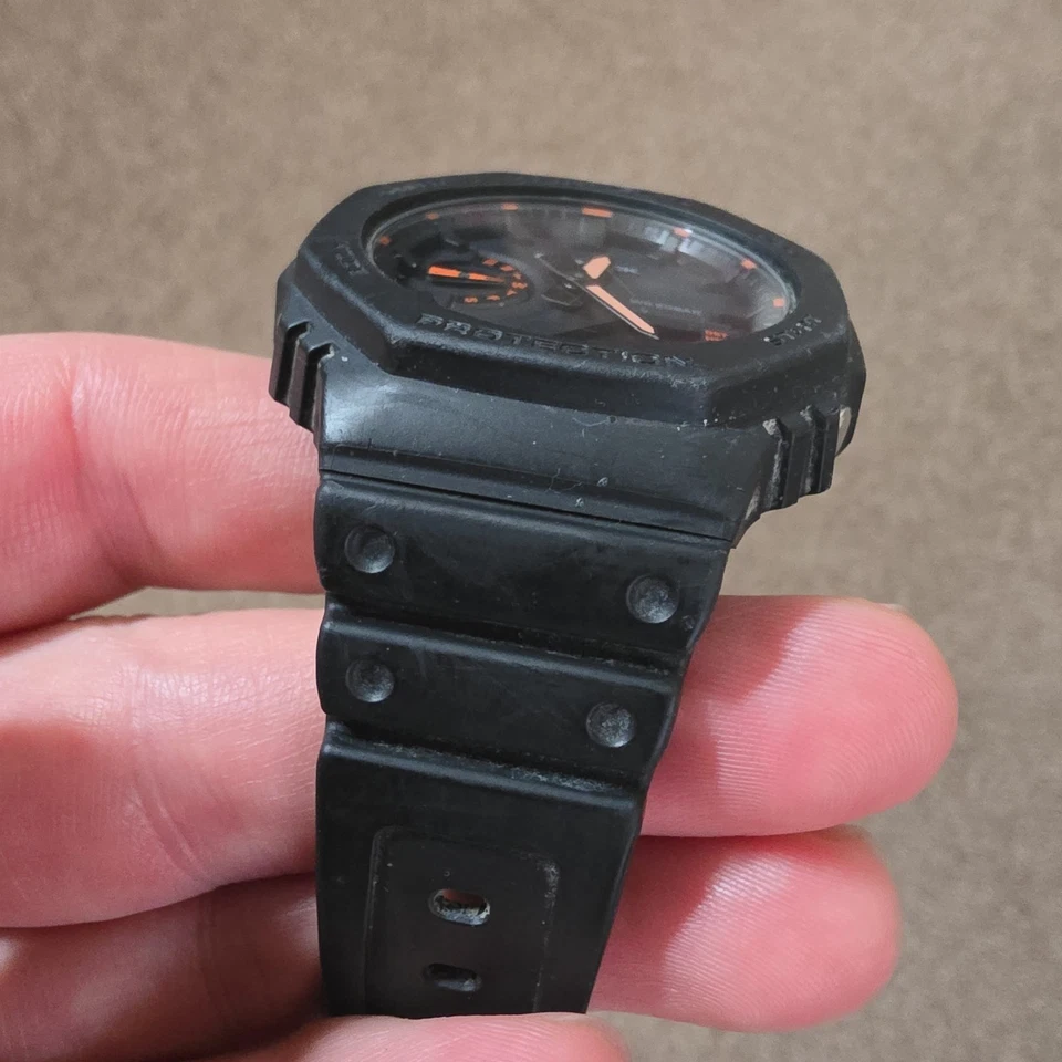 Casio G-Shock GA-2100-1AER Black Analog Digital Watch – Box & Papers, photo 4 of 5