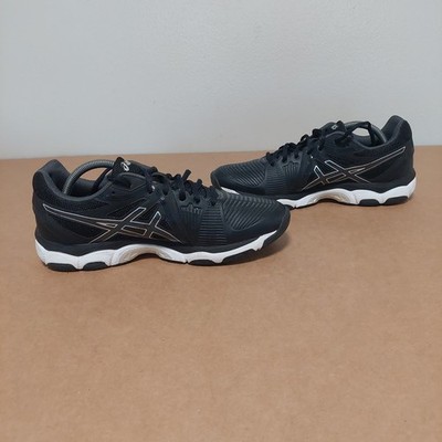 Asics Gel NetBurner Ballistic Volleyball Black Shoes B557Y Womens SIZE 10.5 