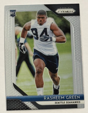 2018 Panini Prizm Rookie Card #300 Rasheem Green Seattle Seahawks. rookie card picture