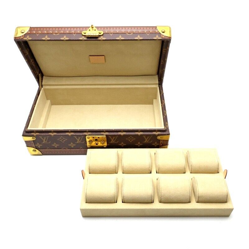 Louis Vuitton Watch Case M47641 Monogram Canvas Coffret 8 Louis Vuitton Watch Case M47641 Monogram Canvas Coffret 8