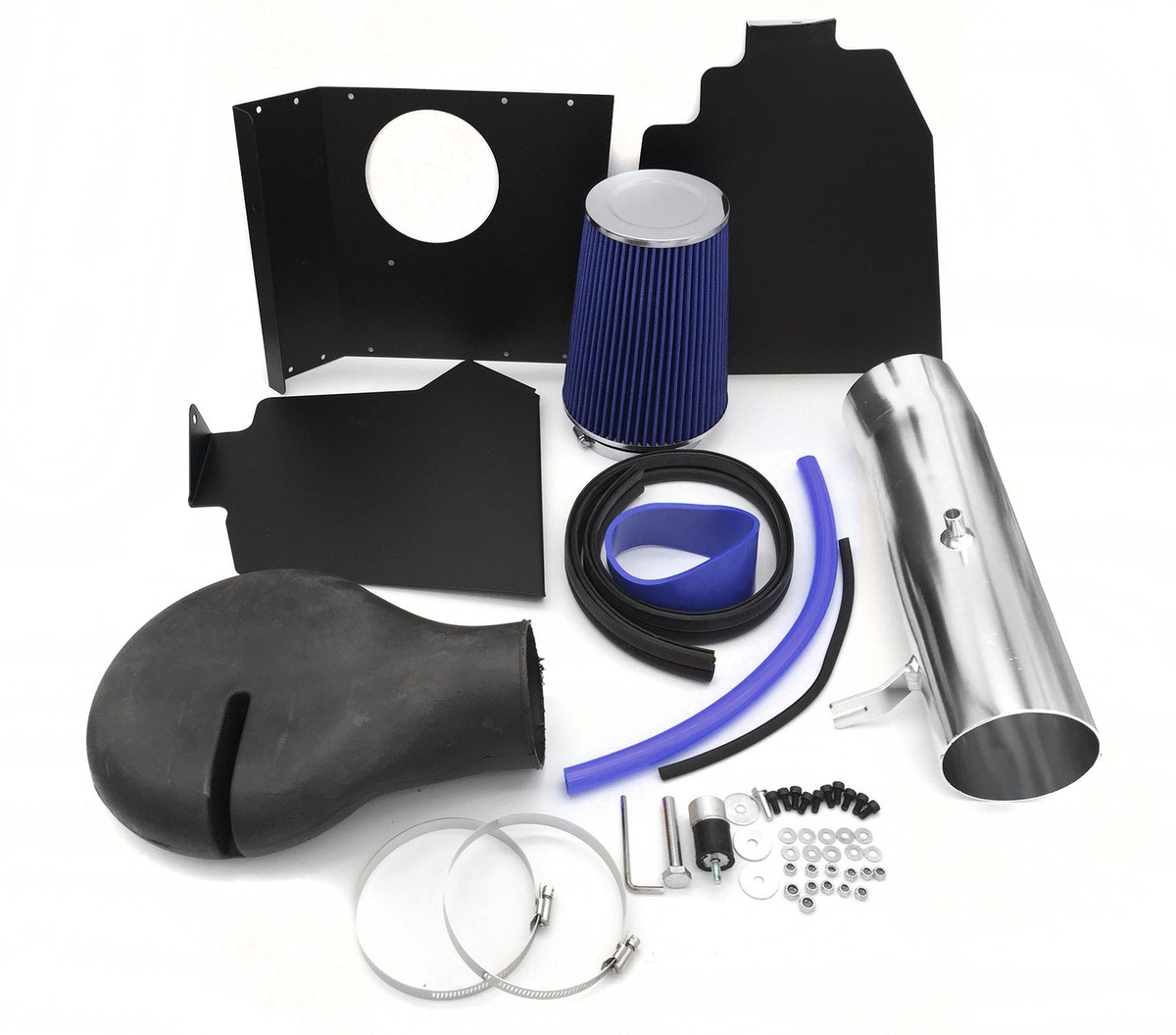 Part Number BX102299-2 Carbon Fiber Look Turbo Air Intake Funnel Kit ...