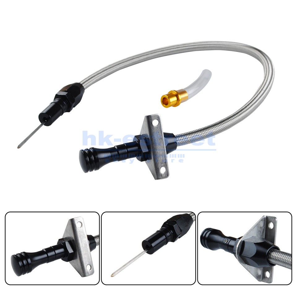 FOR Chevy GM 4l60e Flexible Transmission Dipstick Firewall Mount - Foto 9