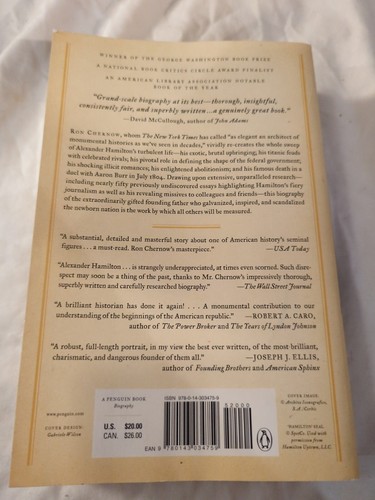 Alexander Hamilton by Ron Chernow (2005, Trade Paperback) - Picture 4 of 5