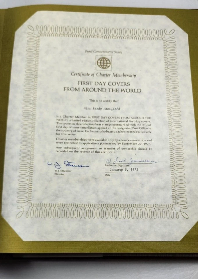 1977 FIRST DAY COVERS FROM AROUND THE WORLD POSTAL COMMEMORATIVE complete origin - Image 3 of 4