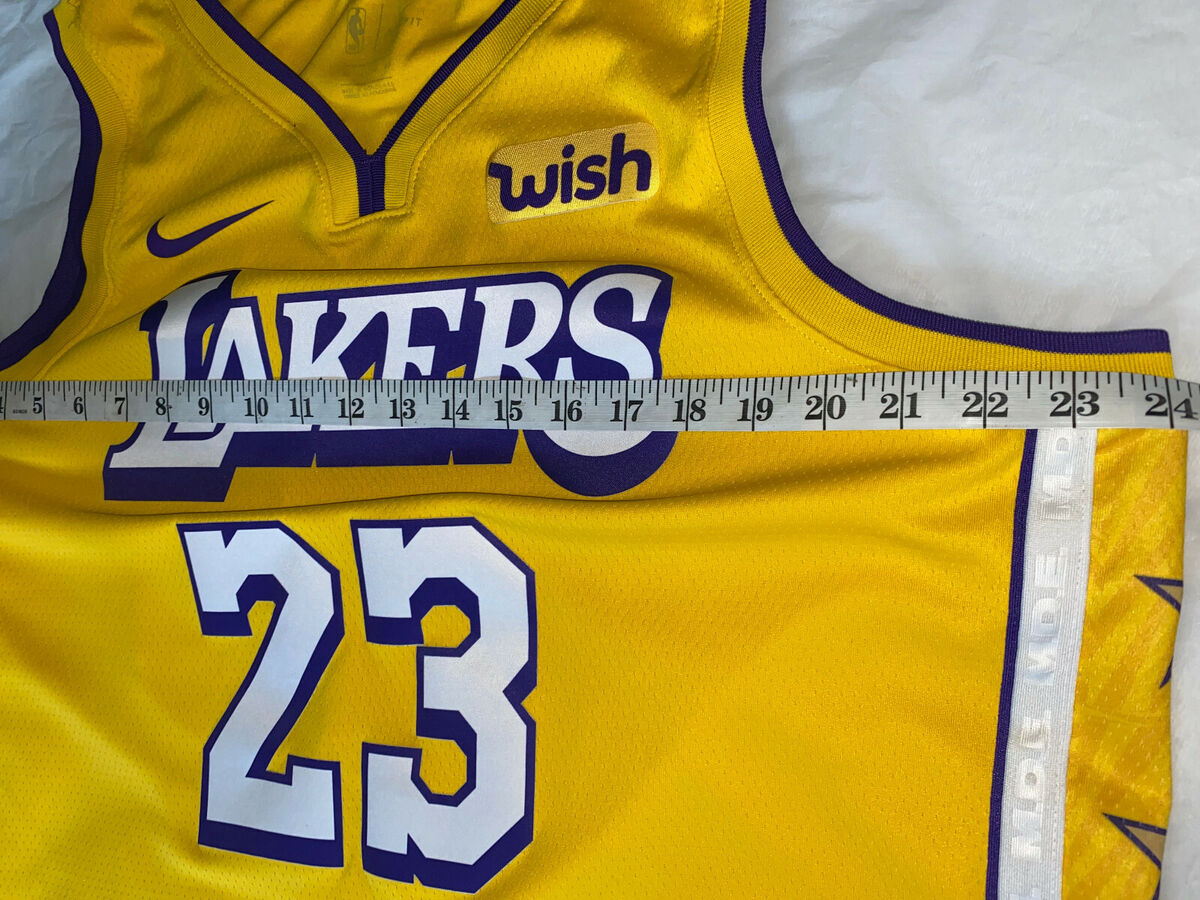 Mens NIKE LeBron James #23 Lakers Shaq Lore City Legends Series Jersey XL  (48)