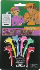 Golf Tease Sexy Plastic Tees Retirement Party Favor Gag Gift BRIGHT COLORS