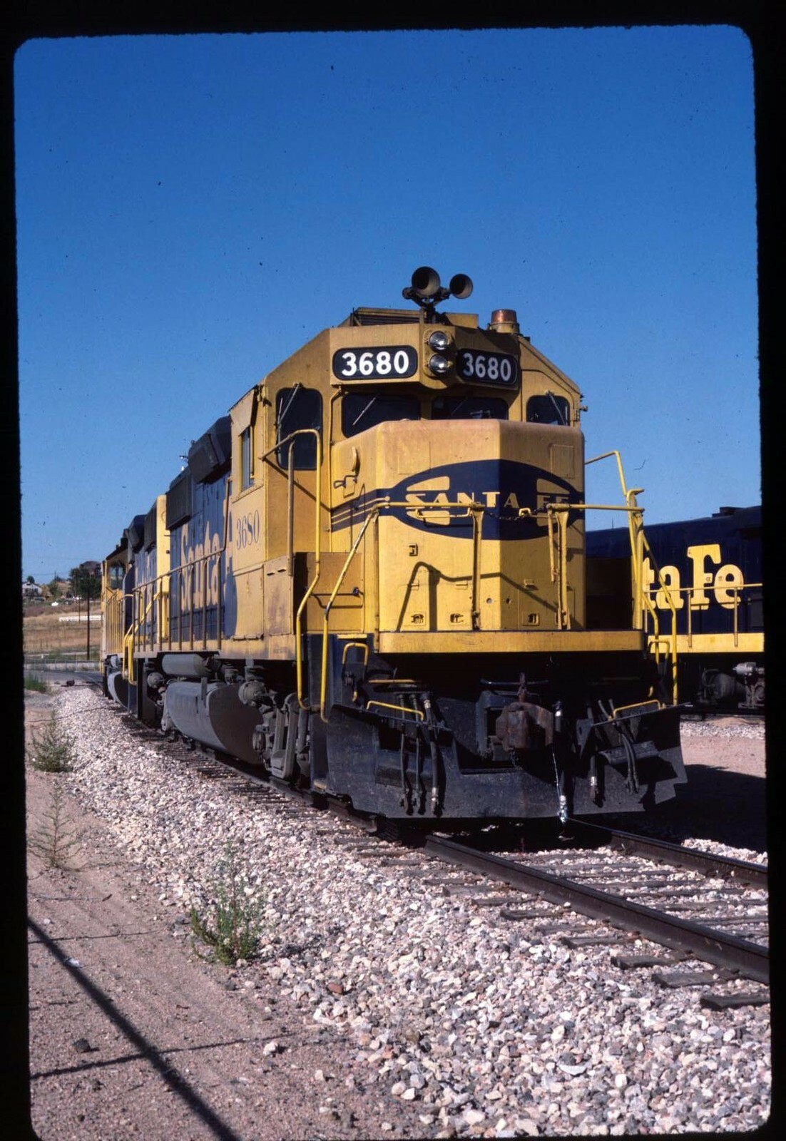 Original Rail Slide - ATSF Santa Fe 3680+ Big Lift CO 10-5-1987 | eBay