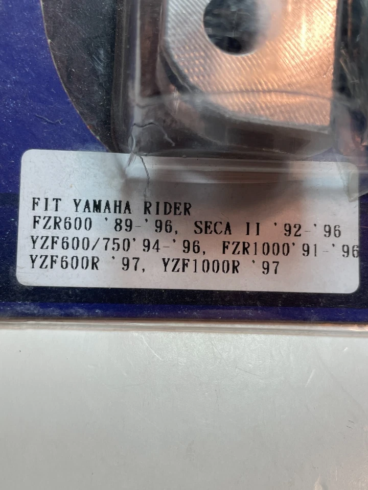 NEW COMPETITION WERKES YAMAHA FZR YZF GP FOOT PEGS w/PINS  1GPY-S  FAST SHIPPING - Image 2 of 2