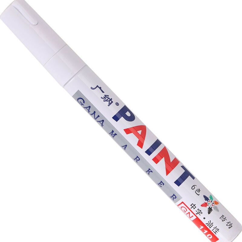 Marqueur Pneus Dunlop Blanc 4,5ml | Résistant Intempéries | Universel