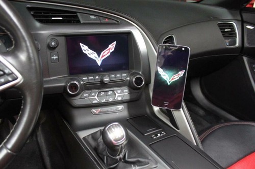 2014 2015 2016 2017 2018 2019 SUPPORT DE SUPPORT DE TÉLÉPHONE PORTABLE CHEVY CORVETTE C7 STINGRAY - Photo 6 sur 11
