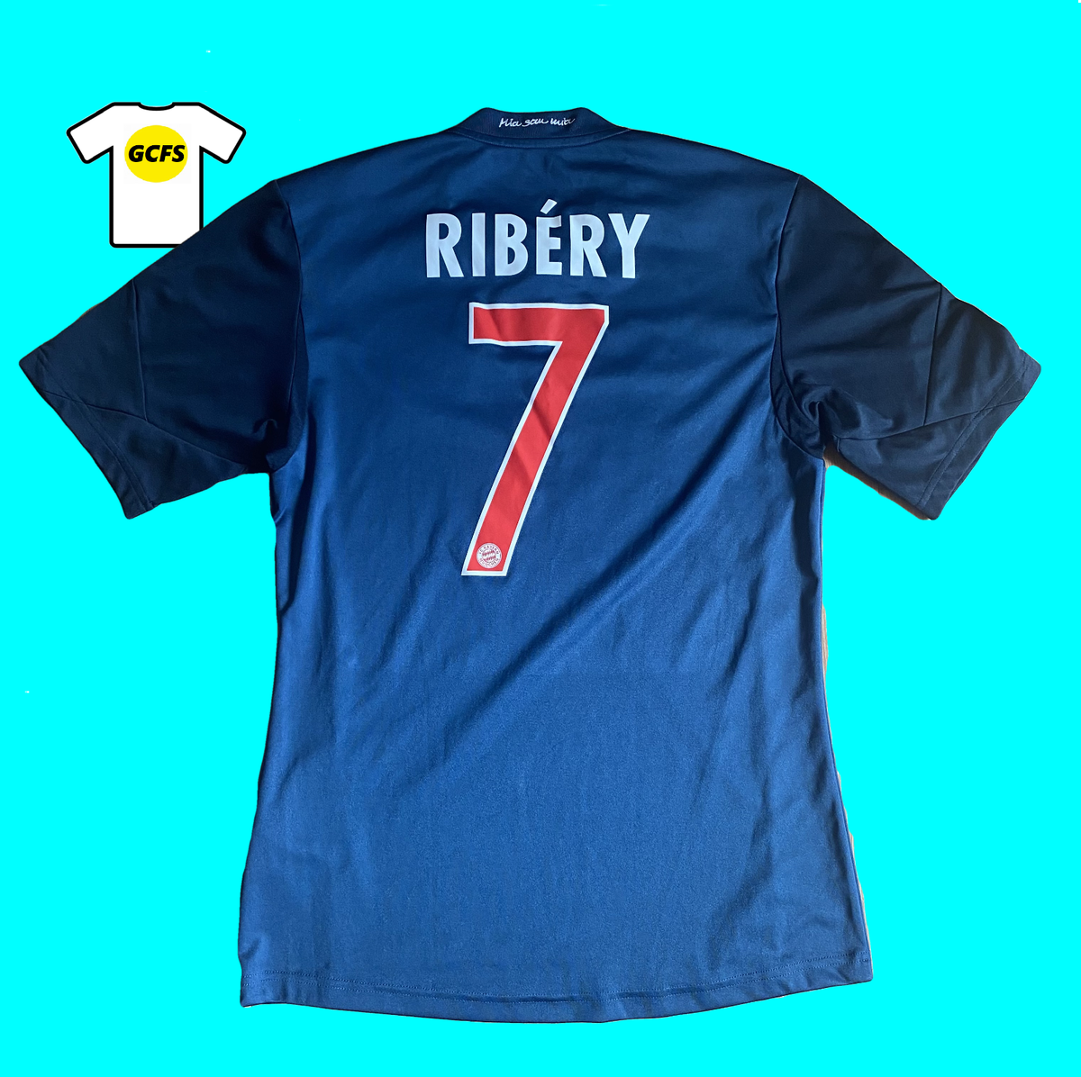 2012-13 France Maillot Extérieur Authentique Ribery #7 - 6/10 - (M