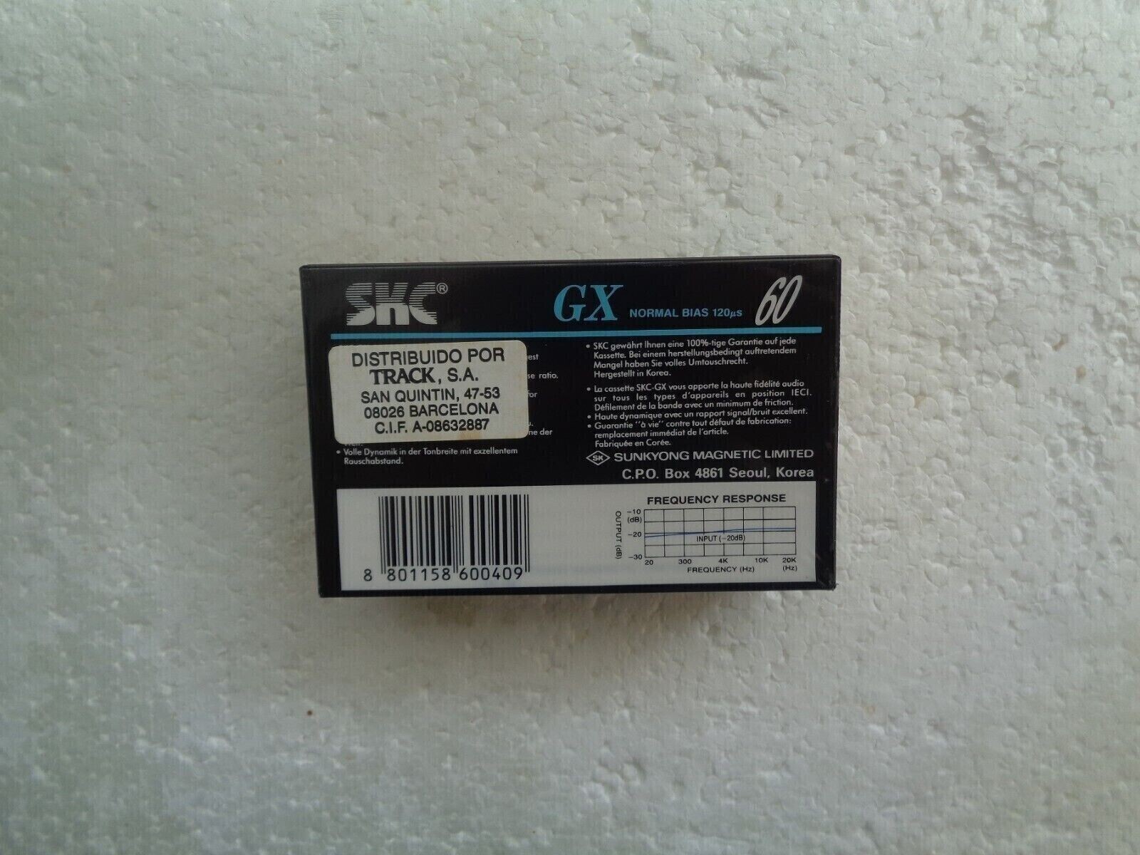 Thumbnail - 2-pack Vintage Audio Cassette Skc Gx 60 Rare From Korea 1992