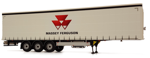 MARGE MODELS - Remorque Pacton bachée MASSEY FERGUSON 3 essieux - 1/32 - MAR1... - Foto 2 di 3
