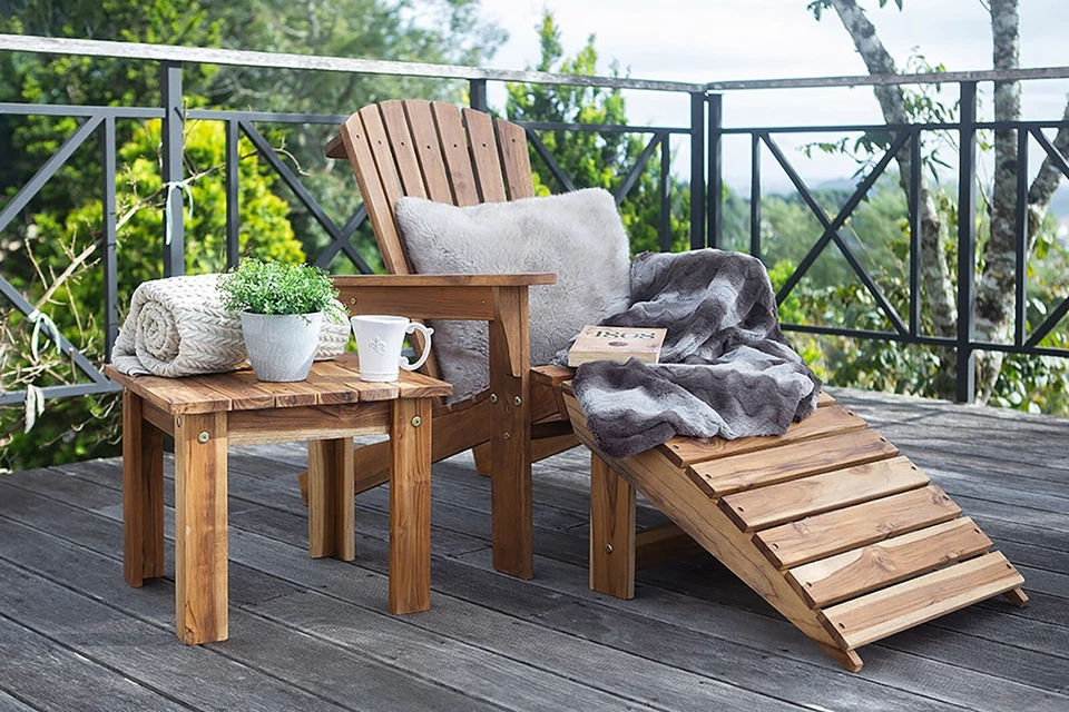 Teak wood side table - Image 3 of 3