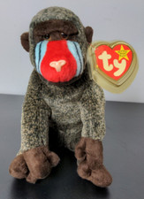 ty beanie babies CHEEKS 1999 retired, multiple errors.