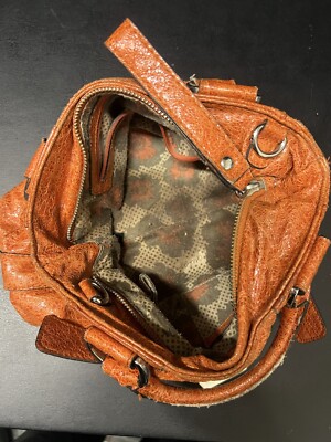 Vintage Guess Rare Leather Shoulder Bag Y2K Boho Purse Handbag