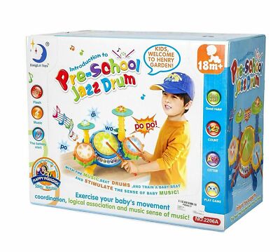 Educational Toys For Year Old Baby Kids Toddlers Boy Girl Learning Drum  Set 634746669971|