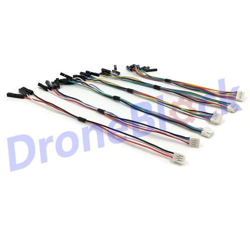 6Pcs 3 to 8pin Pixhawk2 Pixhack Pixracer PXFmini Cable wire and silica gel - Picture 2 of 4