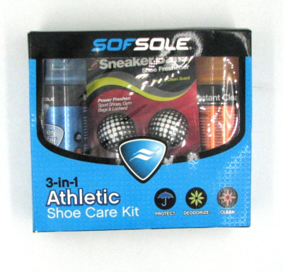 SOFSOLE 3-1 Athletic Shoe Care Kit- Care for athletic shoes.