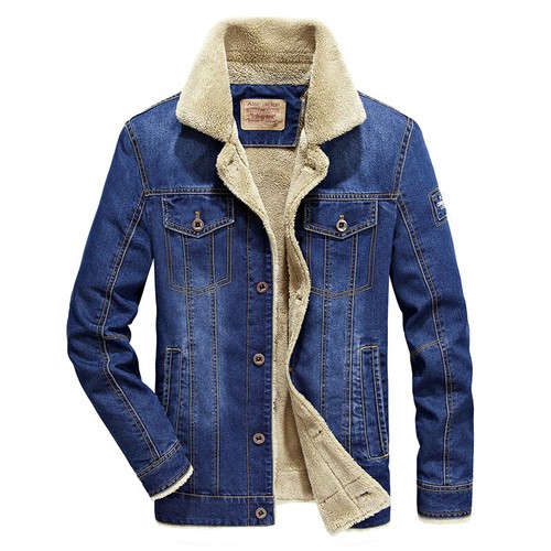 Jean Jacket Padded Outwear Tops 