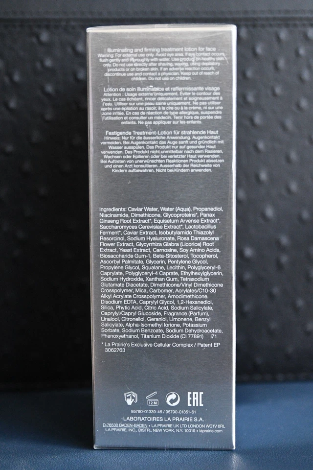 La Prairie White Caviar Essence Extraordinaire 5,07 fl oz 150 ml NUEVO SELLADO BELLEZA Foto 3 de 4