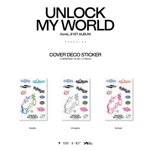 FROMIS_9 1st Album Unlock My World #notyet Ver. CD+Book+Card+Sticker+Poster+Gift - Imagen 8 de 15