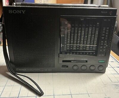 Sony Icf-7601 Fm/Am/Sw 12Bands Shortwave Radio Working w Sony Icf-7601 Fm/Am/Sw 12Bands Shortwave Radio Working w