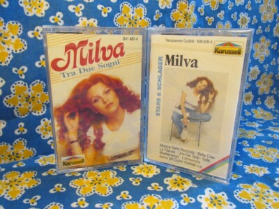 2 MC`s Milva Tra Due Sogni und Stars & Schlager Kassette Karussell OVP 