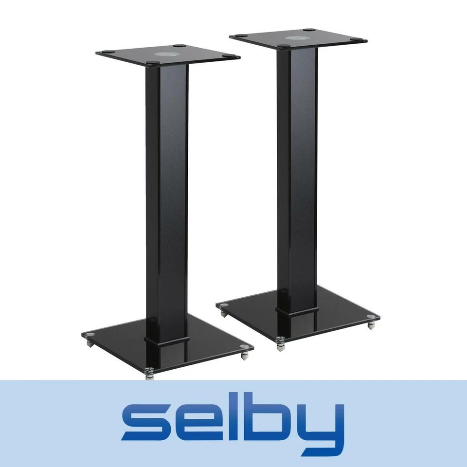 Pair of 600mm Premium Pedestal Speaker Stands Home Theatre Speakers Monitors