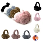 Winter Womens Kids Soft Earmuffs Ladies Girls Plush Earflap Warmer Ear Muffs