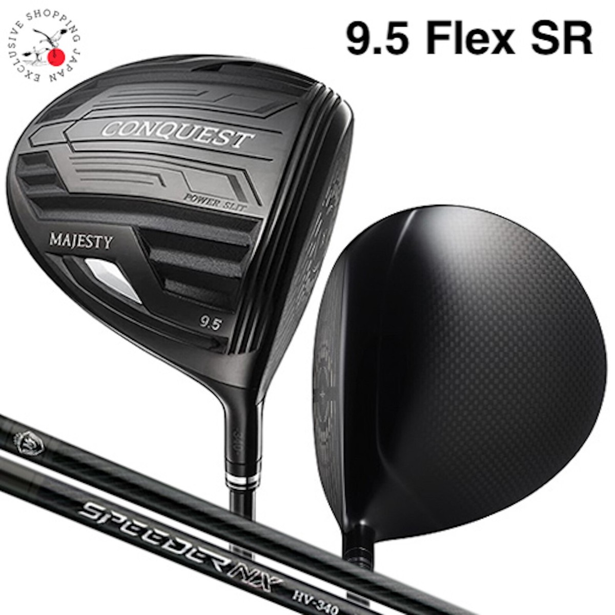 クラブ MAJESTY CONQUEST SPEEDER NX HV340 9.5 S Majesty Conquest 2022 Driver Loft 9.5 Speeder NX HV340