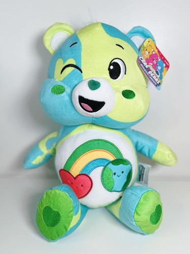 Licensed Care Bears Earth Day I Care Forest Friend Sea Friend Plush 35cm BNWT - Picture 12 of 18