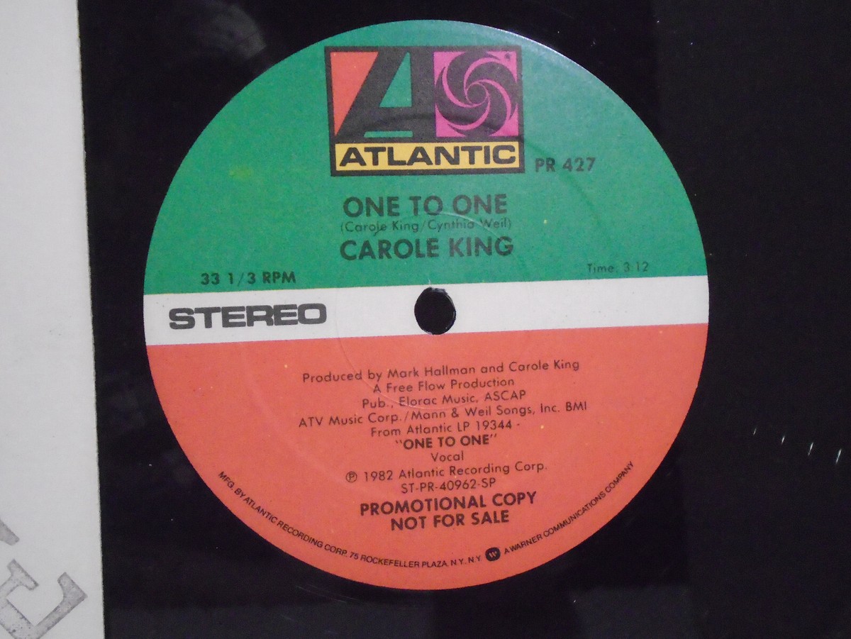 CAROLE KING ONE TO ONE 1982 PROMO 12