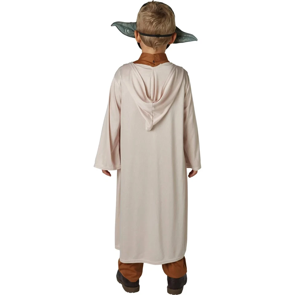 Yoda Star Wars Child Costume Jedi Master Cosplay Robe and Mask - Rubie's 630877 - Image 2 of 4