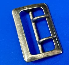 North & Judd Small Solid Brass Military Dual Prong Uniform Belt Buckle