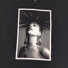 Lady Gaga Top Womens Medium Black 2019 Las Vegas Pullover Tee