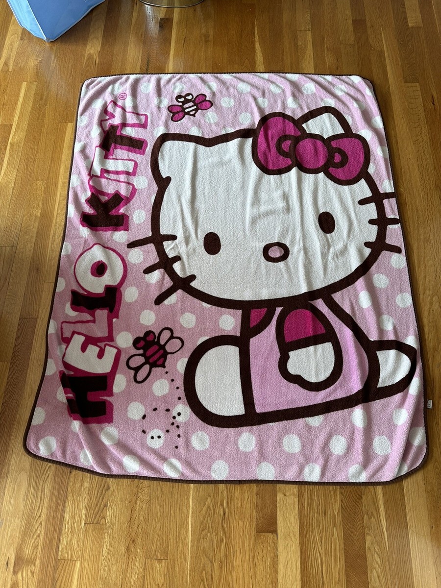 Hello Kitty Soft Fleece Blanket Throw aprox 48