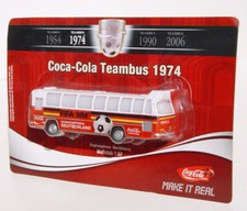 Coca-Cola Werbung Setra Bus 1:87 H0 "Teambus 1974" Fu&szlig;ball FIFA WM-HERMEY in OVP
