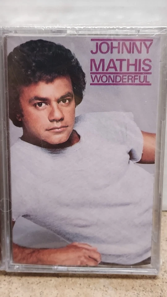 Johnny Mathis Cassette Tapes NEW SEALED 70's Wonderful, Misty, Sunny 2PC VTG SET - Image 3 of 4