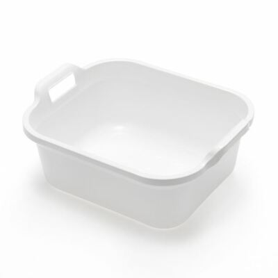 Addis Kunststoff Küchenspüle Geschirr Becken Spülschüssel mit Griff 10L - Weiß