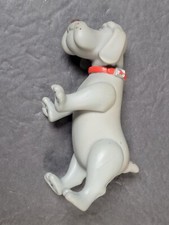Pound Puppies Poseables GREY SPANIEL vinyl action figure vintage Tonka 1986