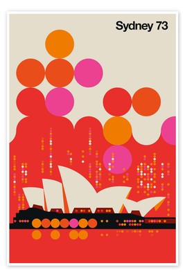Poster Sydney 73 - Bo Lundberg