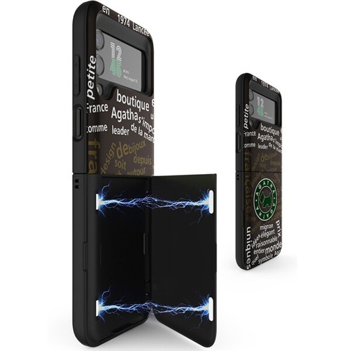 Agatha Paris Magnetic Door Bumper Case for Galaxy Z Flip4 Z Flip3 - Picture 11 of 22
