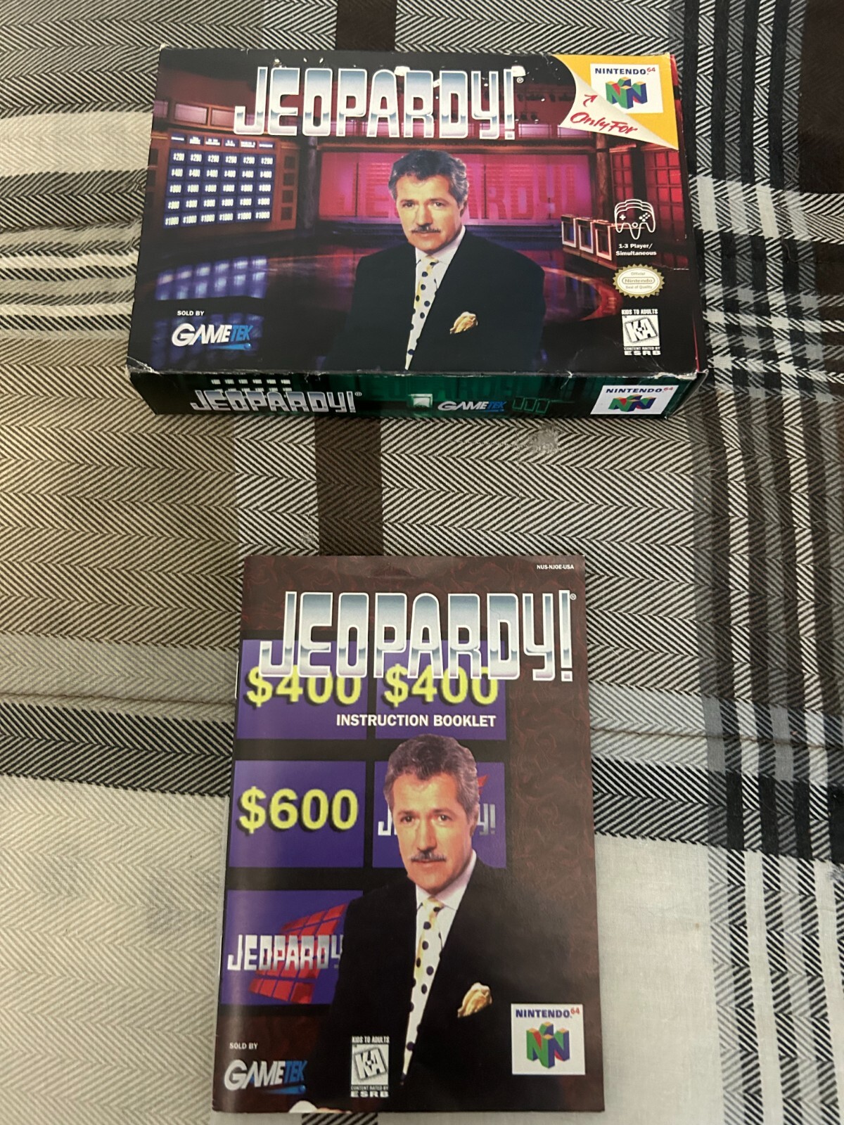 Jeopardy Nintendo 64 Box & Manual NO Game N64 | eBay