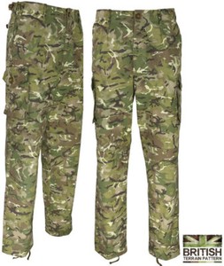 Kombat Mens Tactical Ripstop BTP Trousers Army Cadet Military Camo Combat New