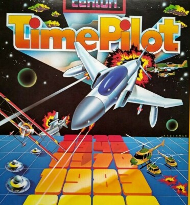 Time Pilot Arcade Flyer Centuri Retro Video Game Vintage Original 1982 2 Sides