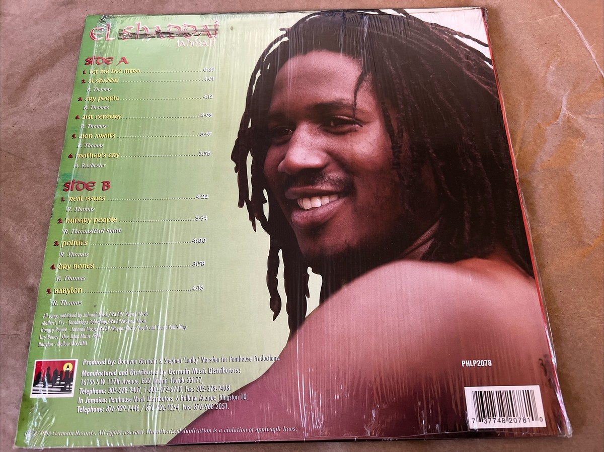 JAHMALI el shaddai - 12” Vinyl Lp RECORD REGGAE | eBay
